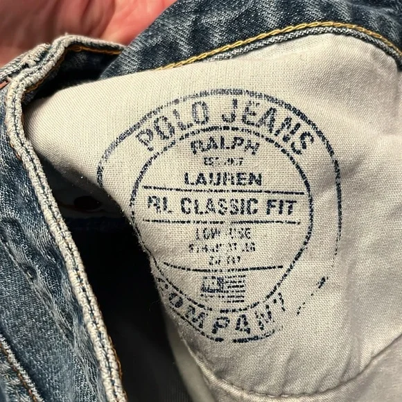 Polo Ralph Lauren Classic Fit Blue Jeans Size 14 - Picture 10 of 10